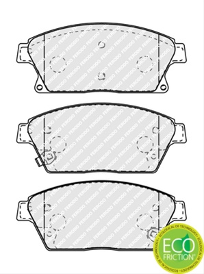 Set Placute Frana Ferodo Chevrolet FDB4264