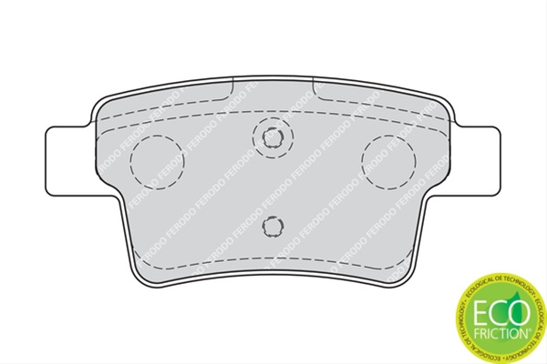 Set Placute Frana Ferodo Citroën FDB1973