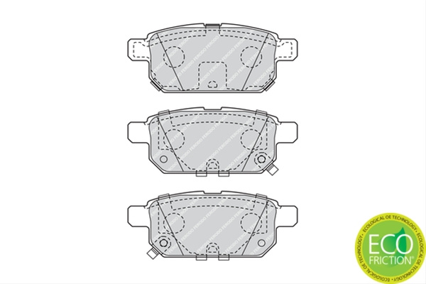 Set Placute Frana Ferodo Suzuki FDB4430