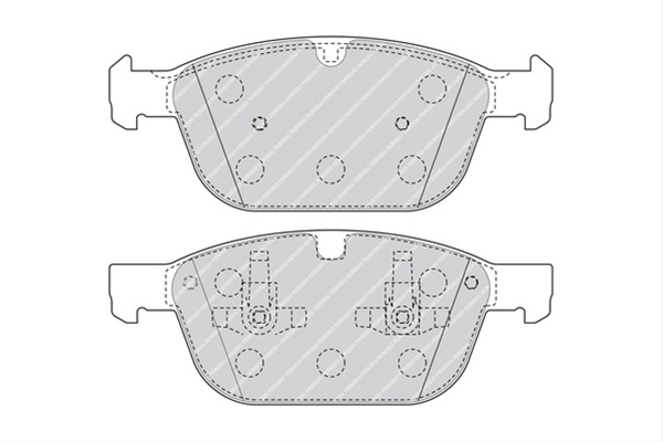 Set Placute Frana Ferodo Volvo FDB4238