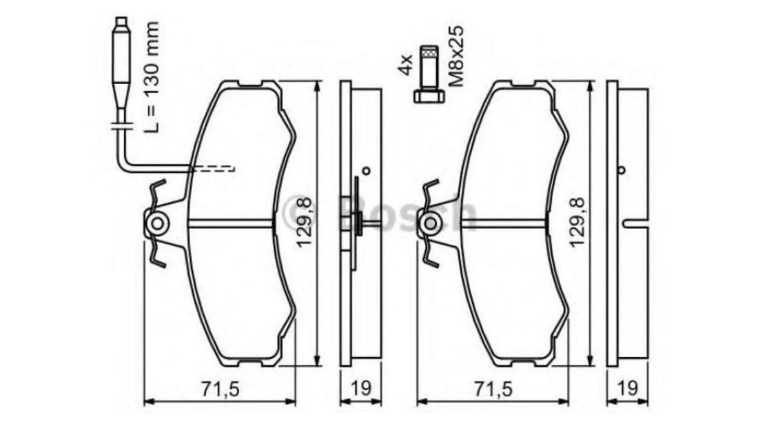 Set placute frana Fiat TALENTO platou / sasiu (290) 1989-1994 #2 0330