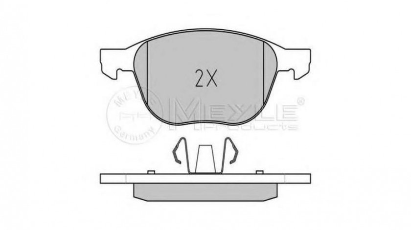 Set placute frana Ford ECOSPORT 2011- #2 0252372318