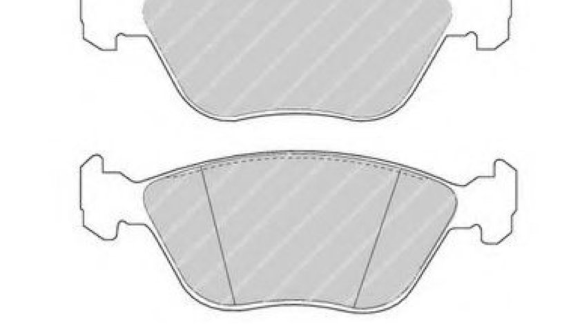 Set placute frana,frana disc ALFA ROMEO 145 (930) (1994 - 2001) FERODO FDB1052 piesa NOUA