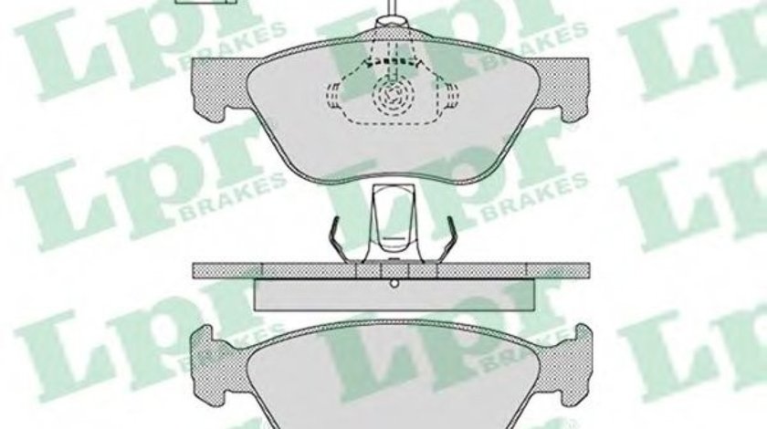 Set placute frana,frana disc ALFA ROMEO 146 (930) (1994 - 2001) LPR 05P1098 piesa NOUA