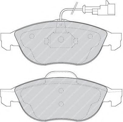 Set placute frana,frana disc ALFA ROMEO 147 (937) (2000 - 2010) FERODO FDB1134 piesa NOUA