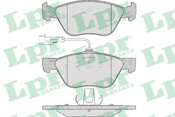 Set placute frana,frana disc ALFA ROMEO 155 (167) (1992 - 1997) LPR 05P614 piesa NOUA