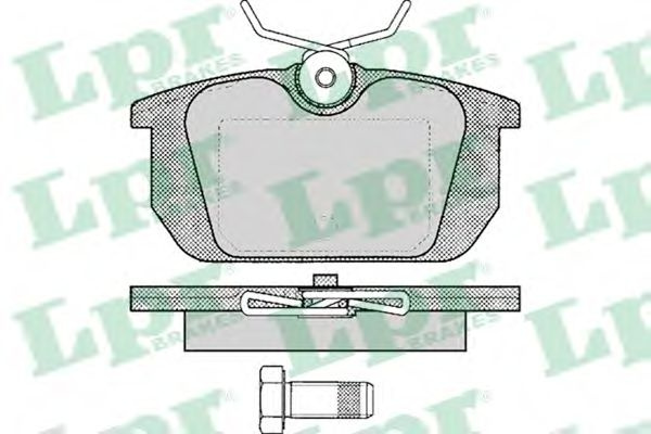 Set placute frana,frana disc ALFA ROMEO 155 (167) (1992 - 1997) LPR 05P101 piesa NOUA