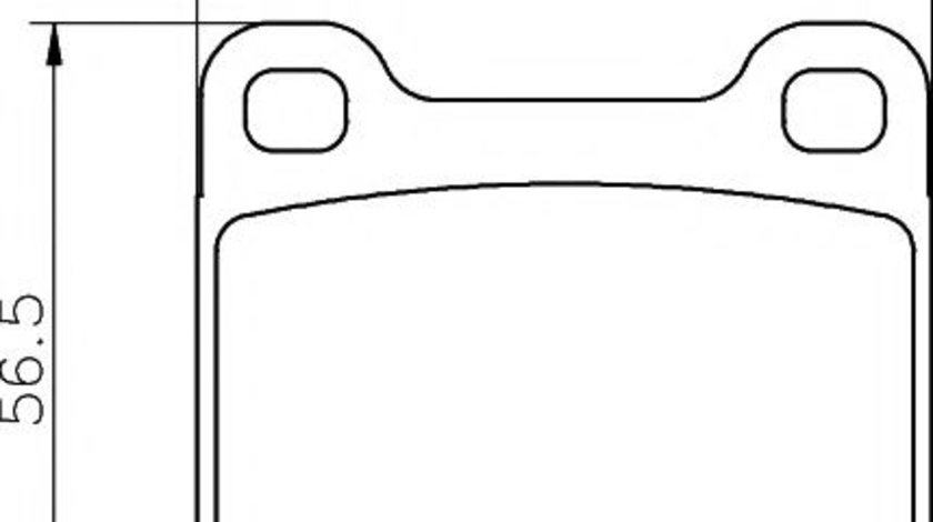 Set placute frana,frana disc ALFA ROMEO GTV (116) (1978 - 1987) TEXTAR 2003402 piesa NOUA