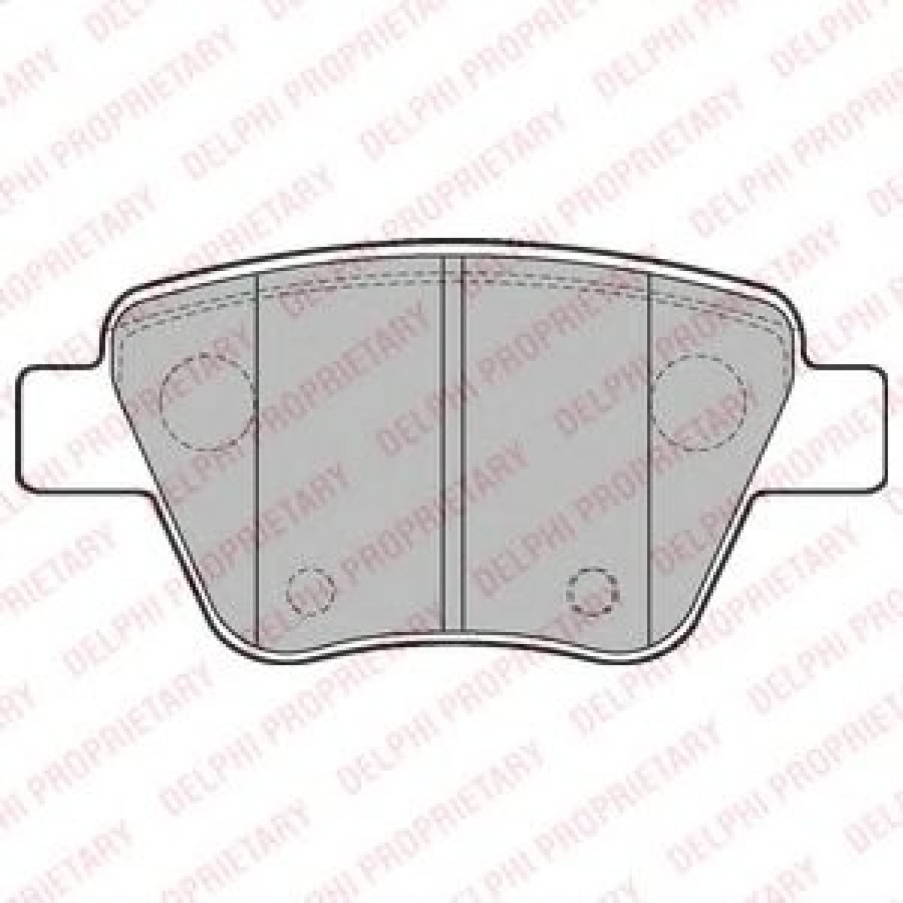 Set placute frana,frana disc AUDI A1 Sportback (8XA, 8XF, 8XK) (2011 - 2016) DELPHI LP2178 piesa NOUA