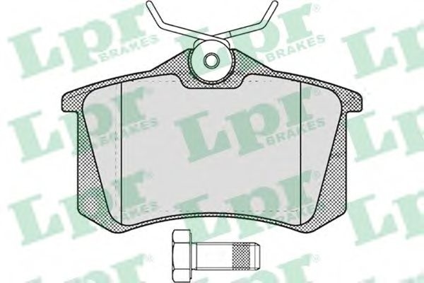 Set placute frana,frana disc AUDI A3 (8L1) (1996 - 2003) LPR 05P634 piesa NOUA