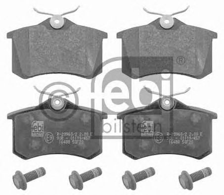 Set placute frana,frana disc AUDI A3 (8P1) (2003 - 2012) FEBI BILSTEIN 16488 piesa NOUA