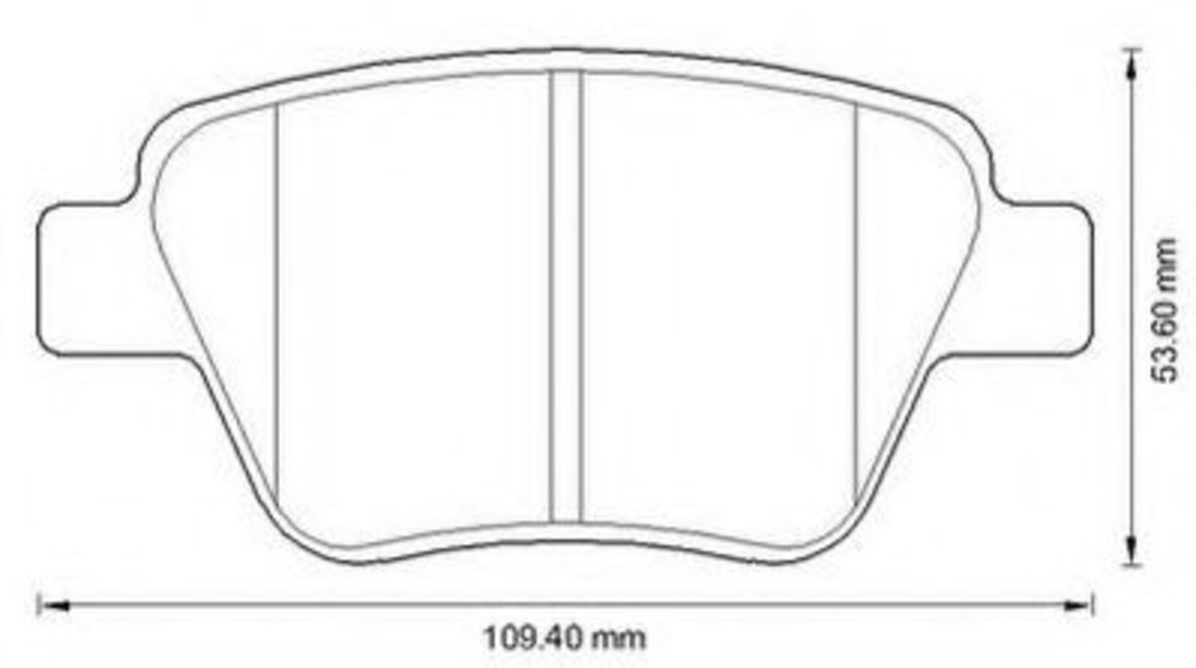 Set placute frana,frana disc AUDI A3 Cabriolet (8P7) (2008 - 2013) JURID 573312JC piesa NOUA