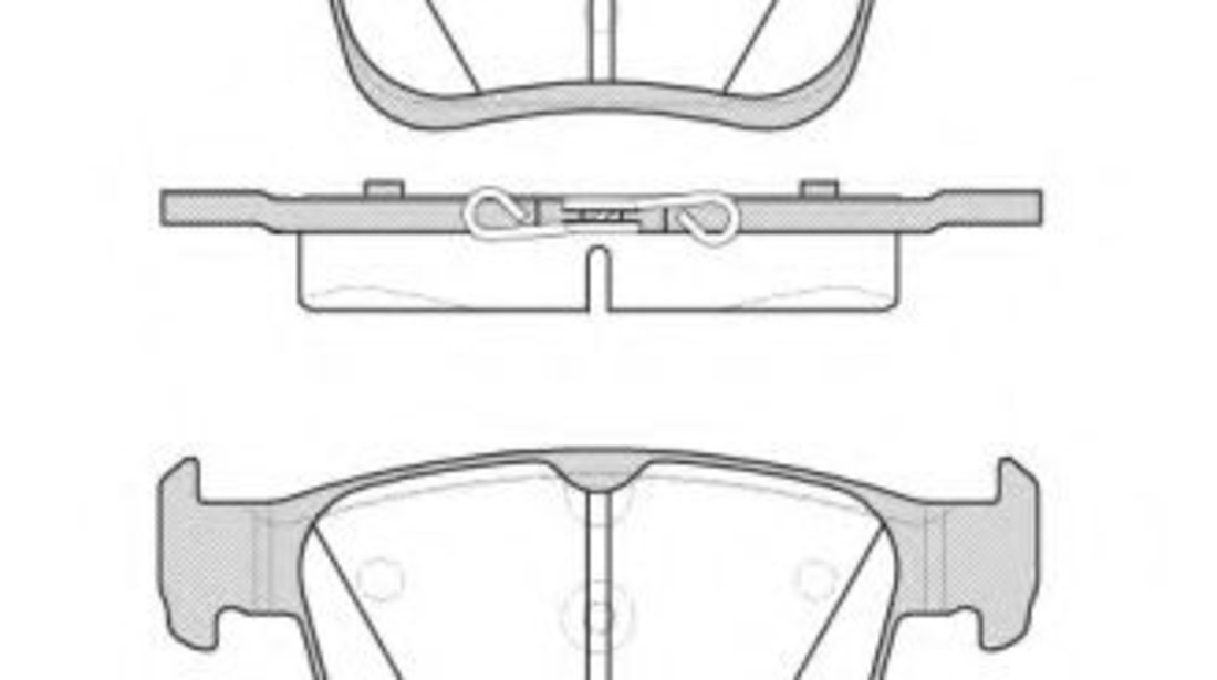 Set placute frana,frana disc AUDI A3 Cabriolet (8V7) (2013 - 2016) REMSA 1516.00 piesa NOUA