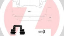 Set placute frana,frana disc AUDI A3 Cabriolet (8P...