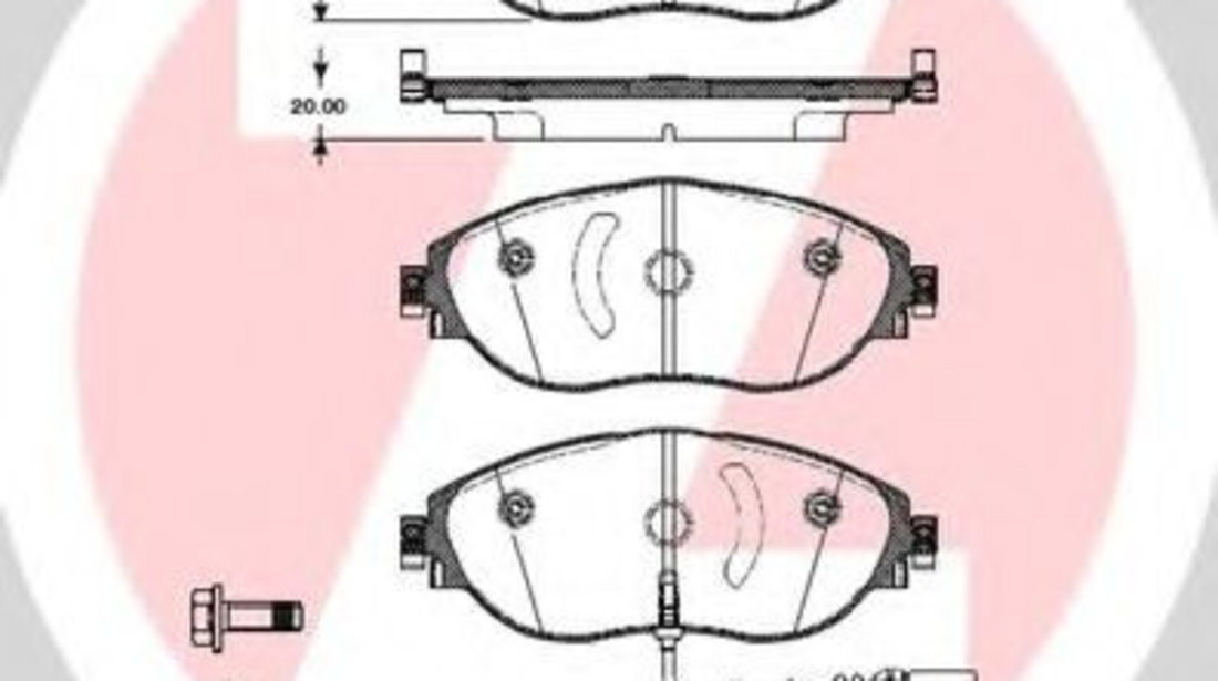 Set placute frana,frana disc AUDI A3 Cabriolet (8V7) (2013 - 2016) ZIMMERMANN 24738.200.2 piesa NOUA