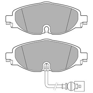 Set placute frana,frana disc AUDI A3 Limousine (8VS) (2013 - 2016) KRIEGER 0950006451 piesa NOUA