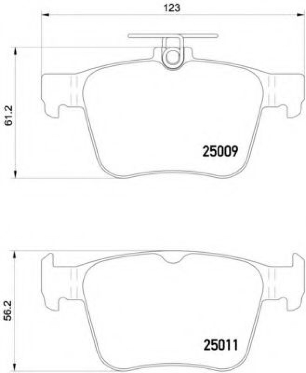 Set placute frana,frana disc AUDI A3 Sportback (8VA) (2012 - 2016) BREMBO P 85 124 piesa NOUA