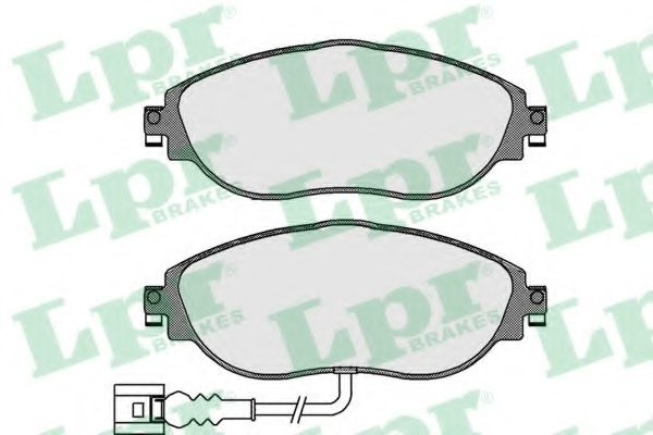 Set placute frana,frana disc AUDI A3 Sportback (8VA) (2012 - 2016) LPR 05P1734 piesa NOUA