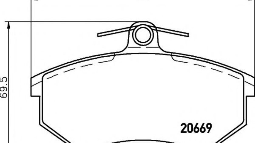 Set placute frana,frana disc AUDI A4 (8D2, B5) (1994 - 2001) TEXTAR 2066921 piesa NOUA