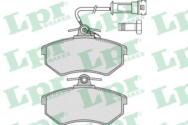 Set placute frana,frana disc AUDI A4 (8D2, B5) (1994 - 2001) LPR 05P1137 piesa NOUA