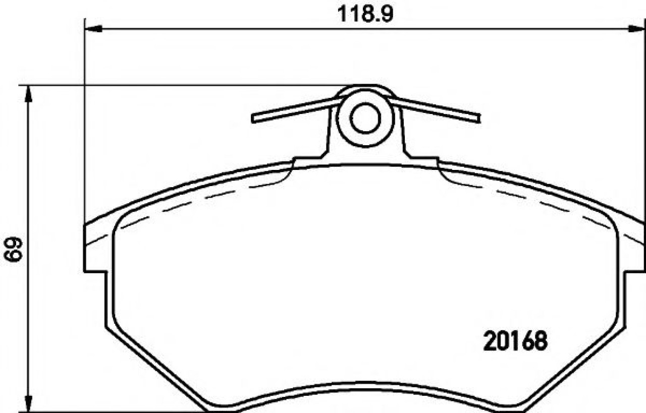 Set placute frana,frana disc AUDI A4 (8D2, B5) (1994 - 2001) TEXTAR 2016804 piesa NOUA