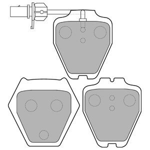 Set placute frana,frana disc AUDI A4 (8D2, B5) (1994 - 2001) KRIEGER 0950006457 piesa NOUA