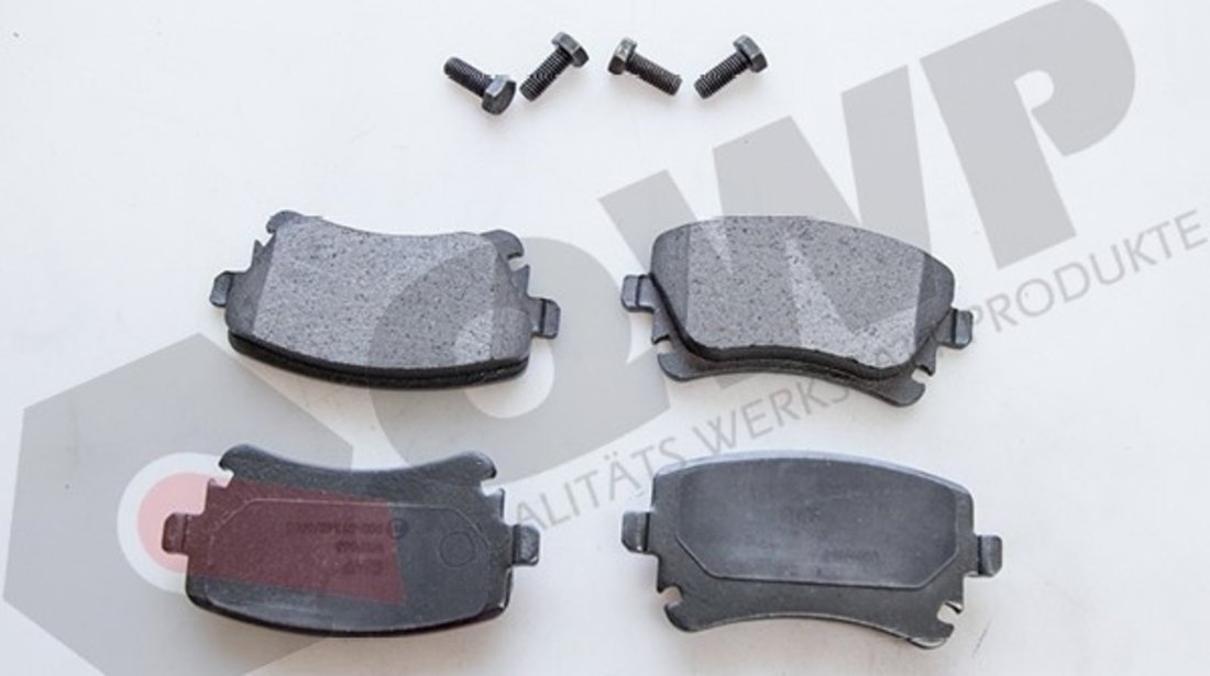 Set placute frana,frana disc AUDI A4 (8E2, B6) (2000 - 2004) QWP WBP663 piesa NOUA