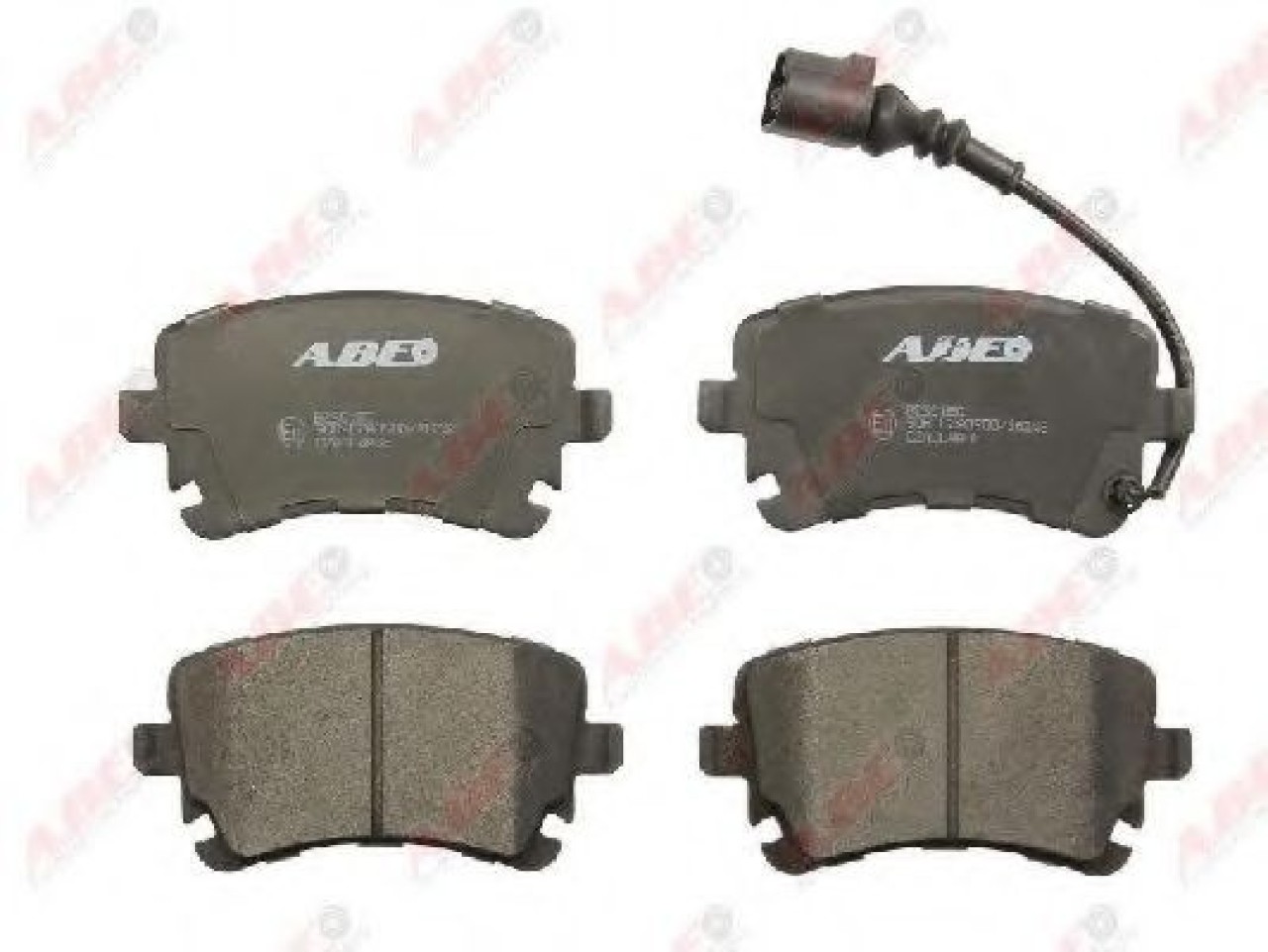 Set placute frana,frana disc AUDI A4 (8E2, B6) (2000 - 2004) ABE C2A004ABE piesa NOUA