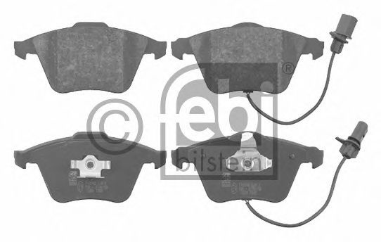 Set placute frana,frana disc AUDI A4 (8EC, B7) (2004 - 2008) FEBI BILSTEIN 16584 piesa NOUA