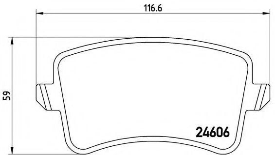 Set placute frana,frana disc AUDI A4 (8K2, B8) (2007 - 2015) BREMBO P 85 100 piesa NOUA