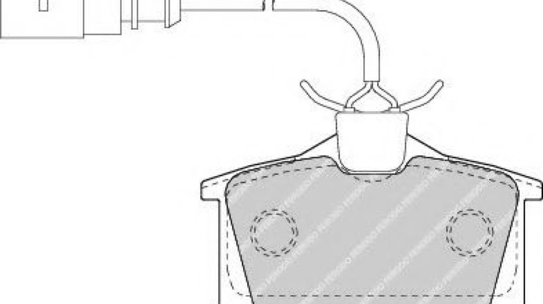 Set placute frana,frana disc AUDI A4 Avant (8D5, B5) (1994 - 2001) FERODO FDB1481 piesa NOUA
