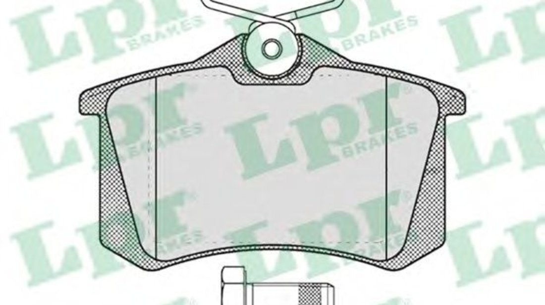 Set placute frana,frana disc AUDI A4 Cabriolet (8H7, B6, 8HE, B7) (2002 - 2009) LPR 05P634 piesa NOUA