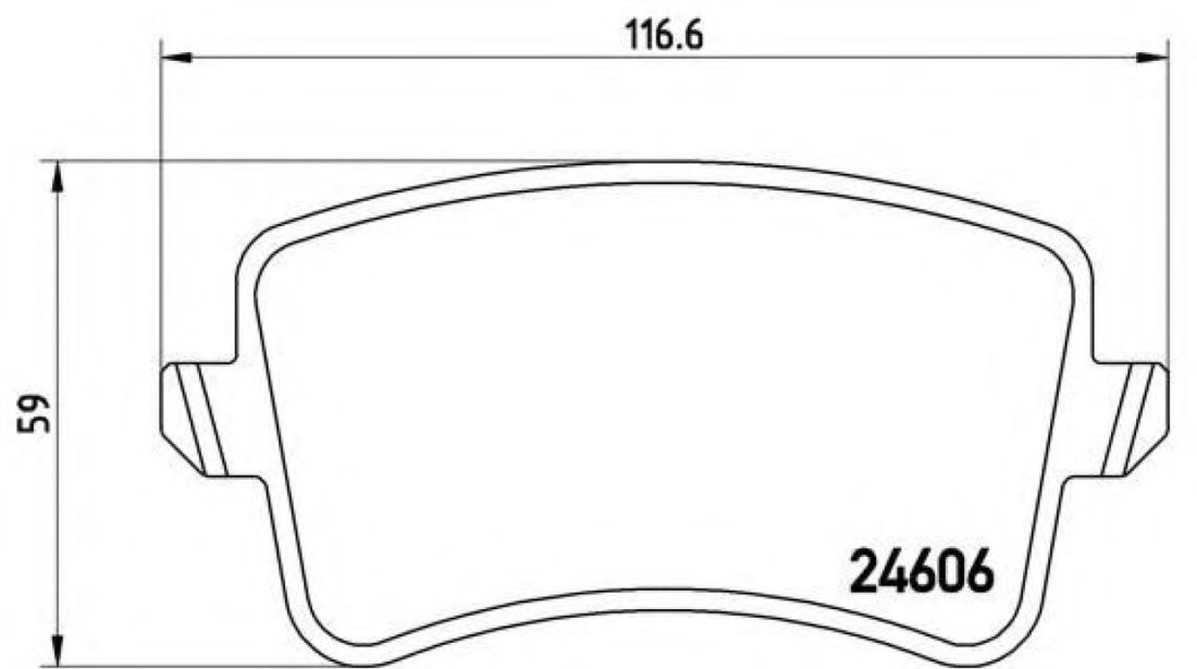 Set placute frana,frana disc AUDI A5 (8T3) (2007 - 2016) BREMBO P 85 099 piesa NOUA