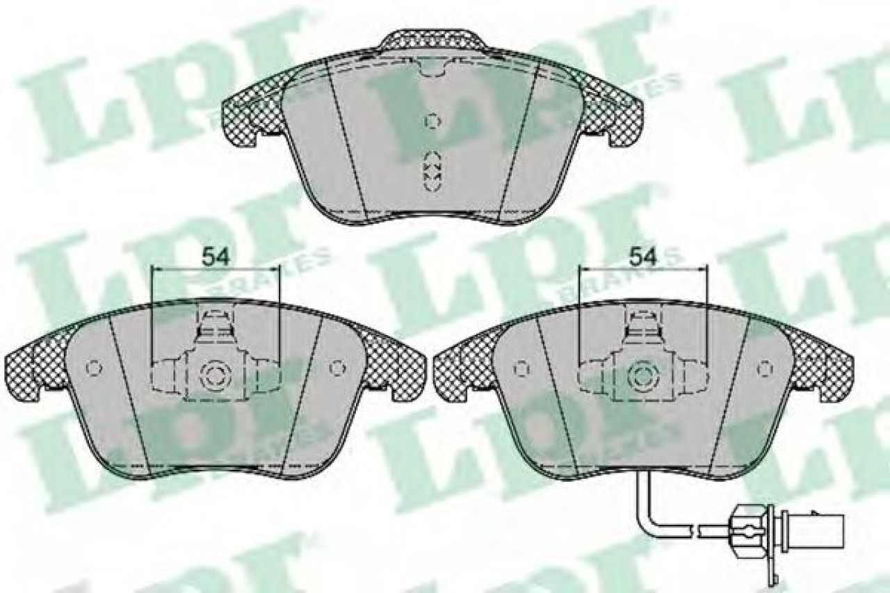 Set placute frana,frana disc AUDI A5 Sportback (8TA) (2009 - 2016) LPR 05P1391 piesa NOUA