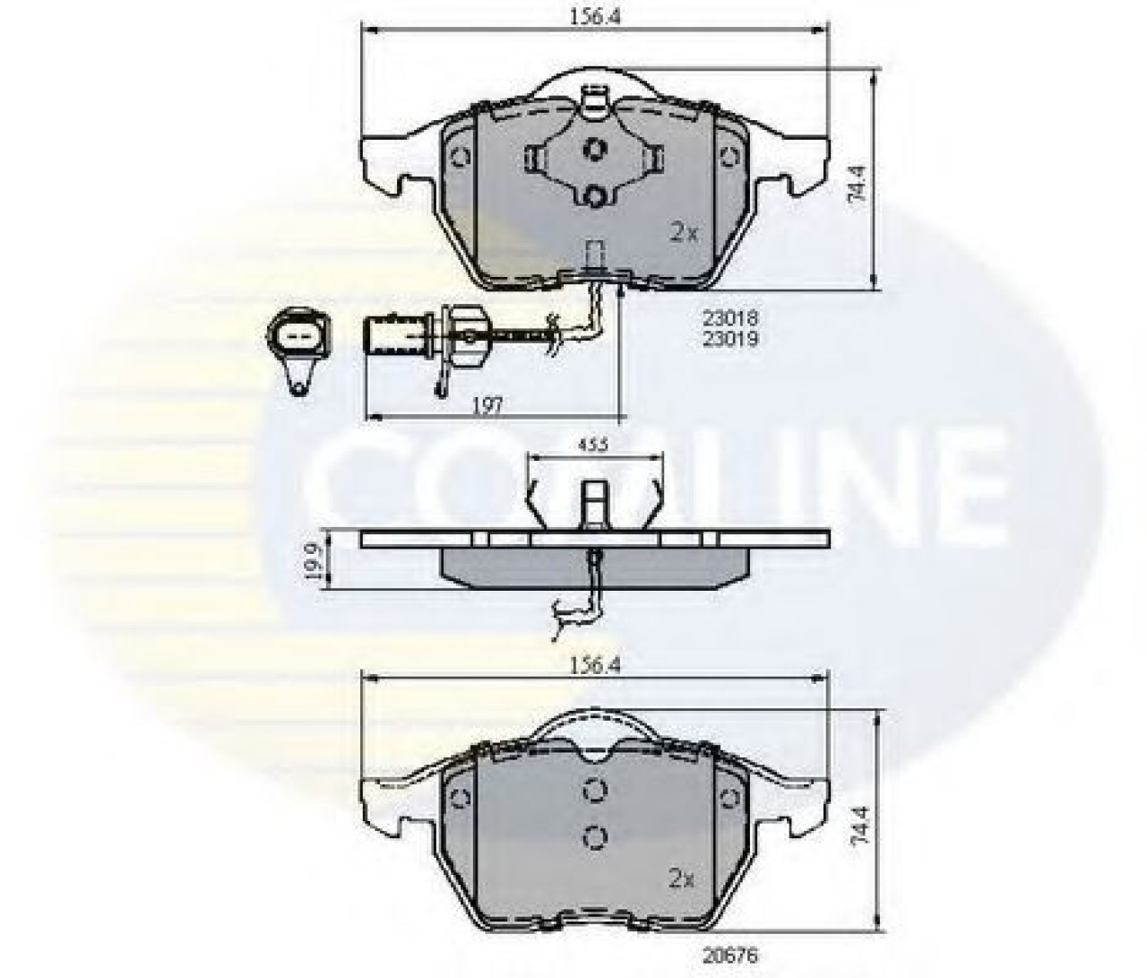 Set placute frana,frana disc AUDI A6 (4B2, C5) (1997 - 2005) COMLINE CBP11025 piesa NOUA