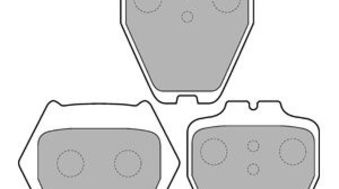 Set placute frana,frana disc AUDI A6 (4B2, C5) (1997 - 2005) KRIEGER 0950006457 piesa NOUA