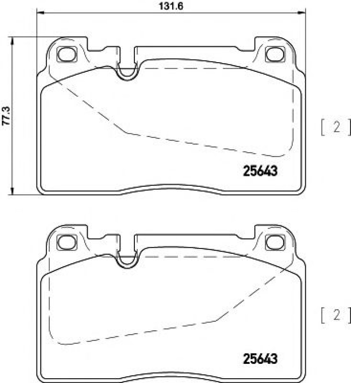 Set placute frana,frana disc AUDI A6 (4G2, C7, 4GC) (2010 - 2016) TEXTAR 2564301 piesa NOUA