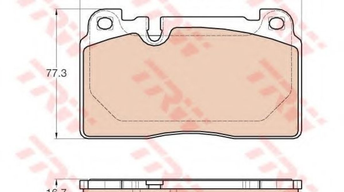 Set placute frana,frana disc AUDI A6 Allroad (4GH, 4GJ) (2012 - 2016) TRW GDB1974 piesa NOUA