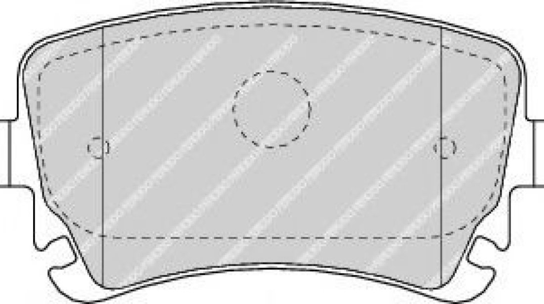 Set placute frana,frana disc AUDI A6 Avant (4B5, C5) (1997 - 2005) FERODO FDB1655 piesa NOUA