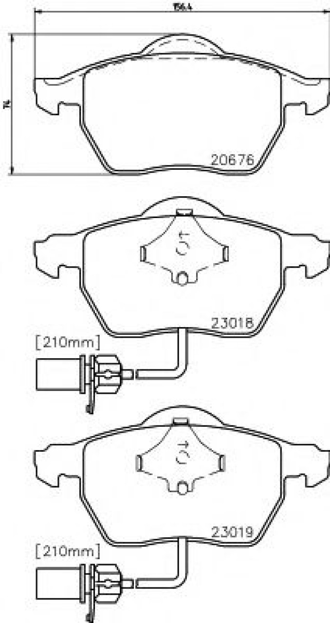 Set placute frana,frana disc AUDI A6 Avant (4F5, C6) (2005 - 2011) TEXTAR 2301802 piesa NOUA