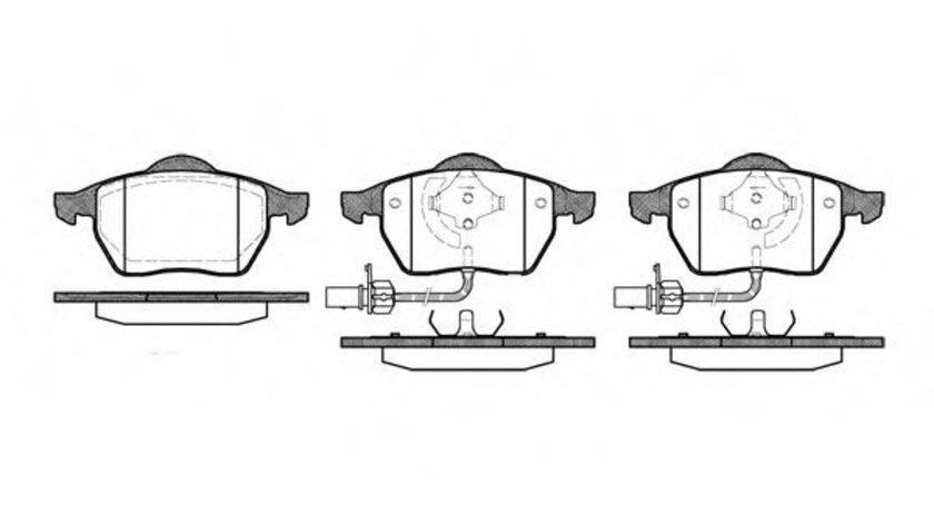 Set placute frana,frana disc AUDI A6 Avant (4F5, C6) (2005 - 2011) REMSA 0390.22 piesa NOUA