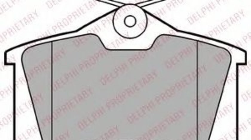 Set placute frana,frana disc AUDI A8 (4D2, 4D8) (1994 - 2002) DELPHI LP2254 piesa NOUA