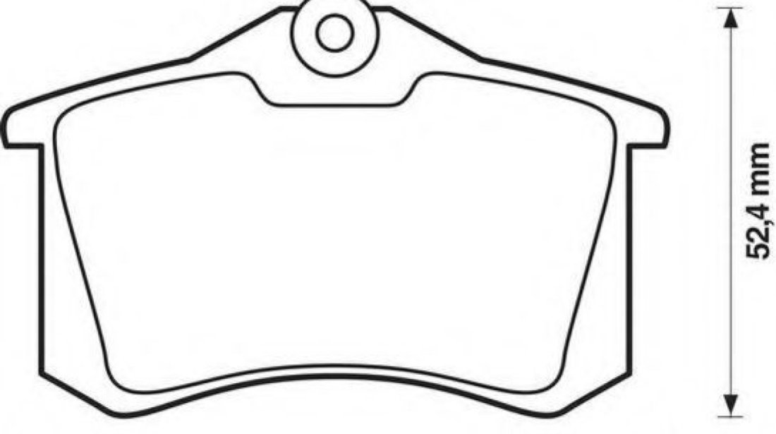 Set placute frana,frana disc AUDI ALLROAD (4BH, C5) (2000 - 2005) JURID 571906D piesa NOUA