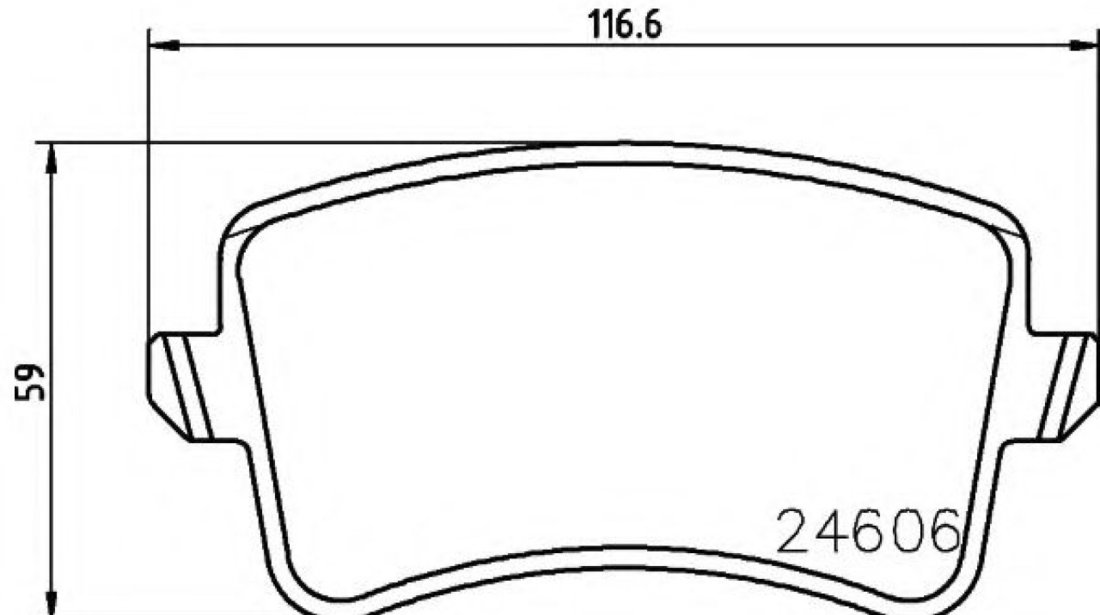 Set placute frana,frana disc AUDI Q5 (8R) (2008 - 2016) TEXTAR 2460602 piesa NOUA