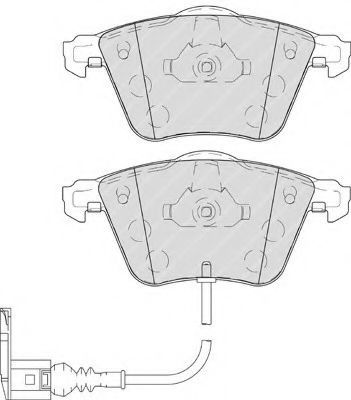 Set placute frana,frana disc AUDI TT (8J3) (2006 - 2014) FERODO FDB4223 piesa NOUA