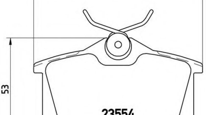 Set placute frana,frana disc AUDI TT (8N3) (1998 - 2006) BREMBO P 85 020 piesa NOUA