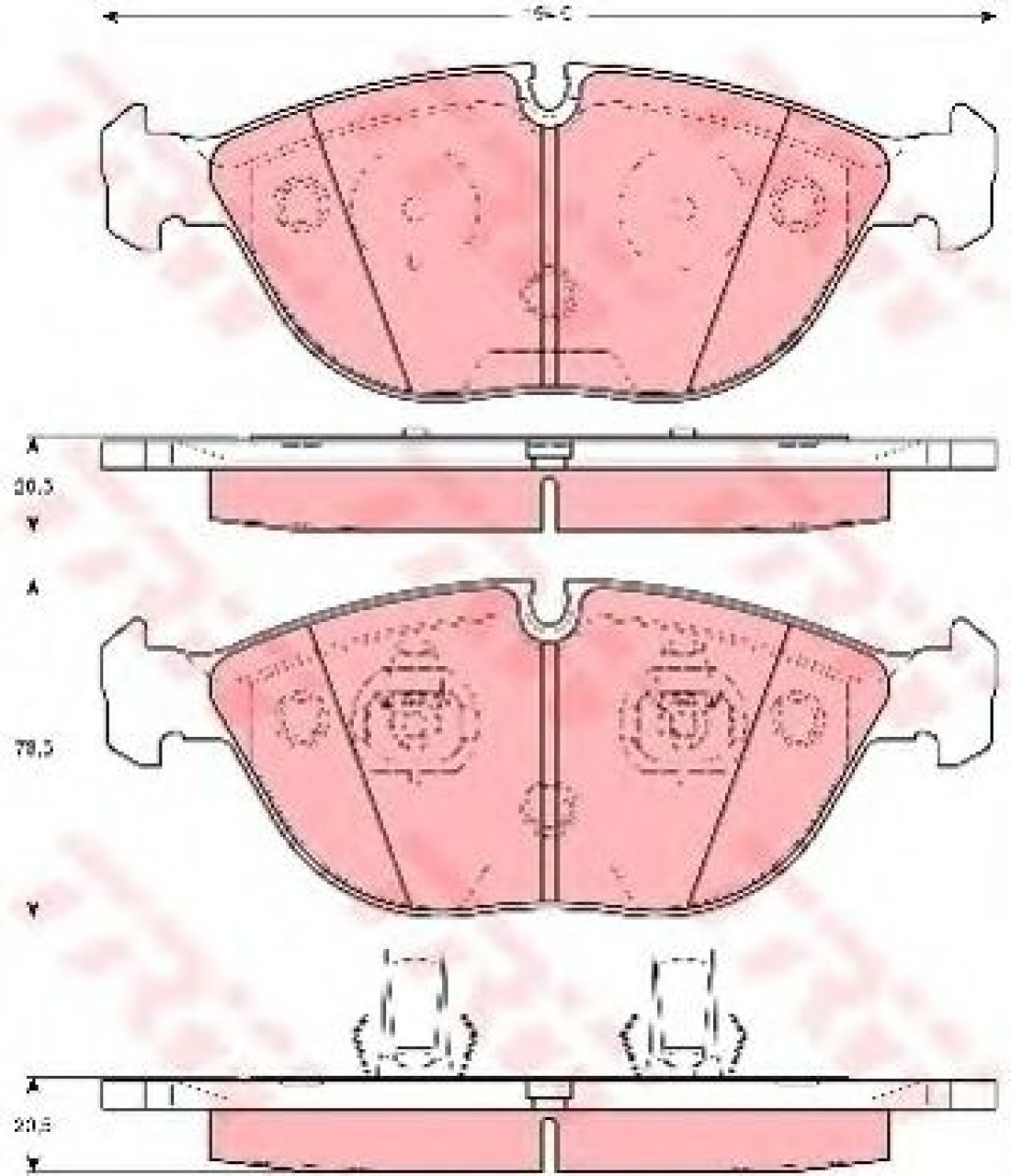 Set placute frana,frana disc AUDI TT (8N3) (1998 - 2006) TRW GDB1285 piesa NOUA