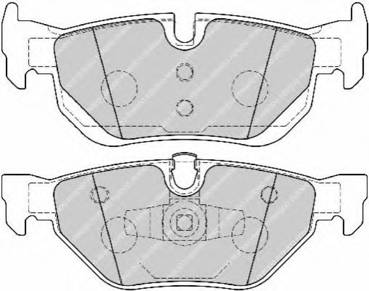 Set placute frana,frana disc BMW Seria 1 Cupe (E82) (2007 - 2013) FERODO FDB1807 piesa NOUA