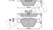 Set placute frana,frana disc BMW Seria 1 (E81) (20...