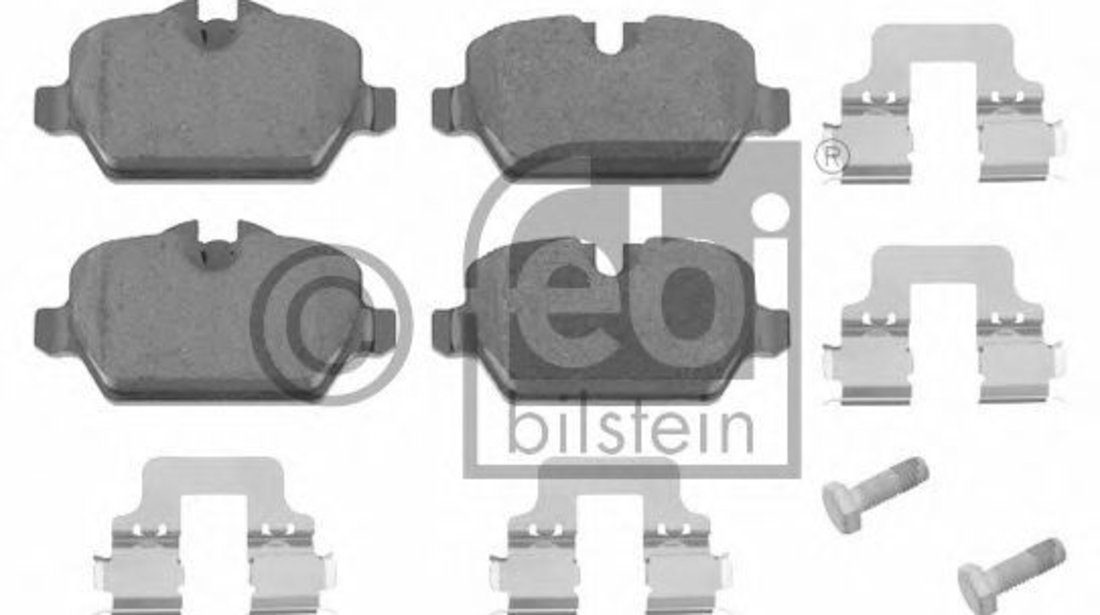 Set placute frana,frana disc BMW Seria 1 (E87) (2003 - 2013) FEBI BILSTEIN 16560 piesa NOUA